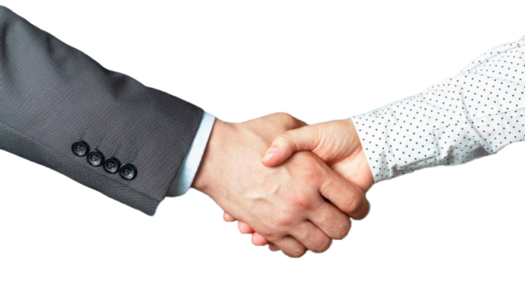 Decorative image of a handshake